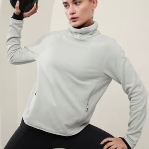 Altitude Fleece Lined Funnel Neck Sweatshirt, QUARTZ GRAY, SMALL